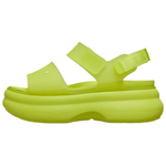 Crocs Soho One Strap Sandals 6cm Women"s Neon Green