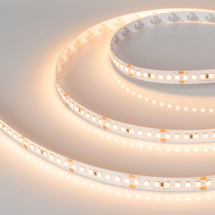 Светодиодная лента Arlight 17W/m 168LED/m 2835SMD теплый белый 5M 025148(2)