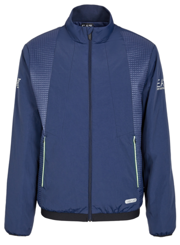 Мужская теннисная куртка EA7 Man Woven Bomber Jacket - небесный