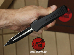 Heretic Knives Manticore-E D/E - черная рук, черный клинок RK/Н98