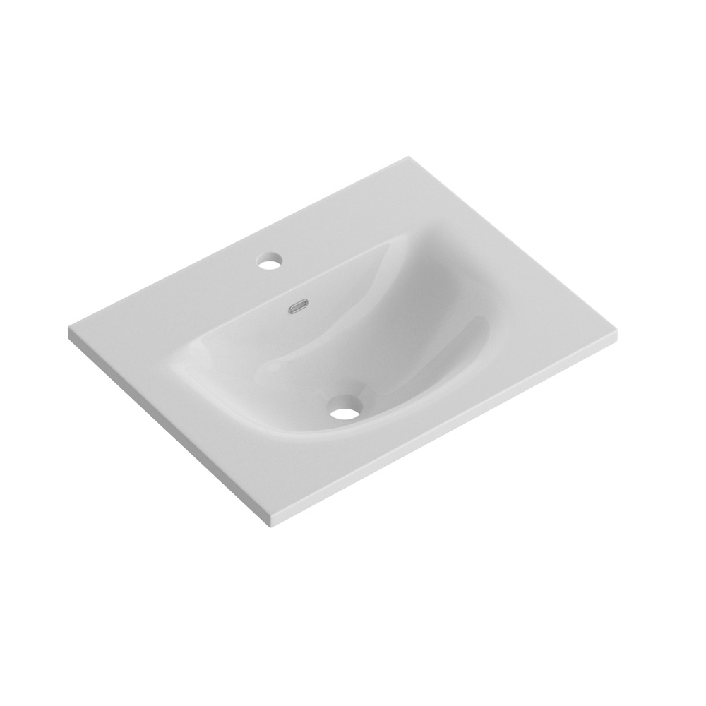 Тумба с раковиной подвесная BelBagno MARINO-CER-MINI-500-2C-SO-RNG-P Rovere Nature Grigio, раковина белая BB-8099-3-50