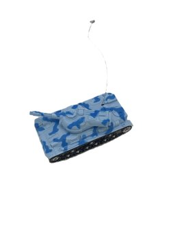 Игрушка Танк Камуфляж, радиоуправляемый (768-D20-1), цвет голубой