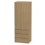 Шкаф распашной ВАРМА СТОР 80, 222*80*57 см, скандинавский дуб