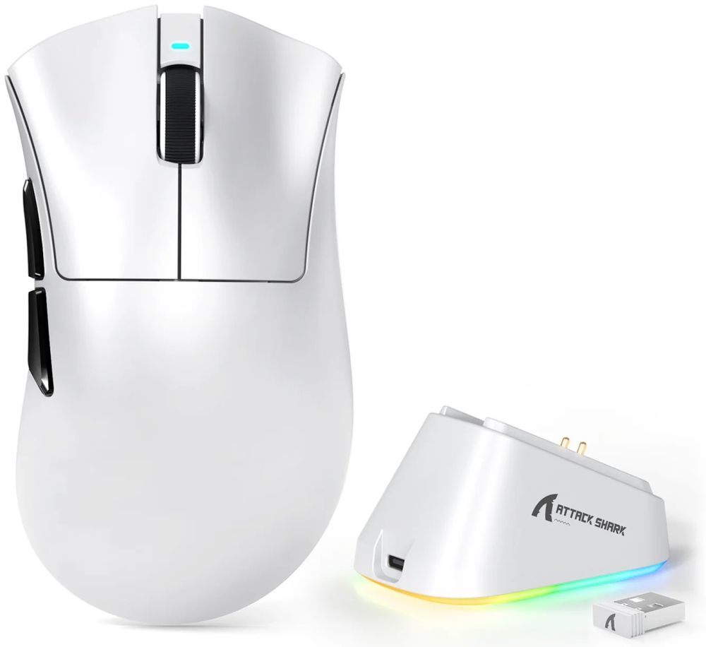 Мышь Attack Shark V3 PRO White белый Мышь Attack Shark V3 PRO White белый
