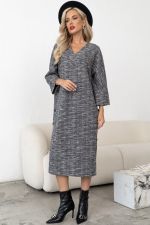 Платье Шарм (графит/синий) Р11-1251 Nikol