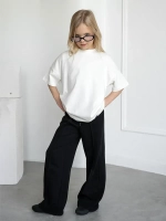 Футболка для девочки белая в школу