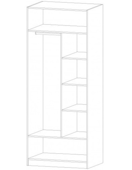 Диана (Линаура) Шкаф двухдверный