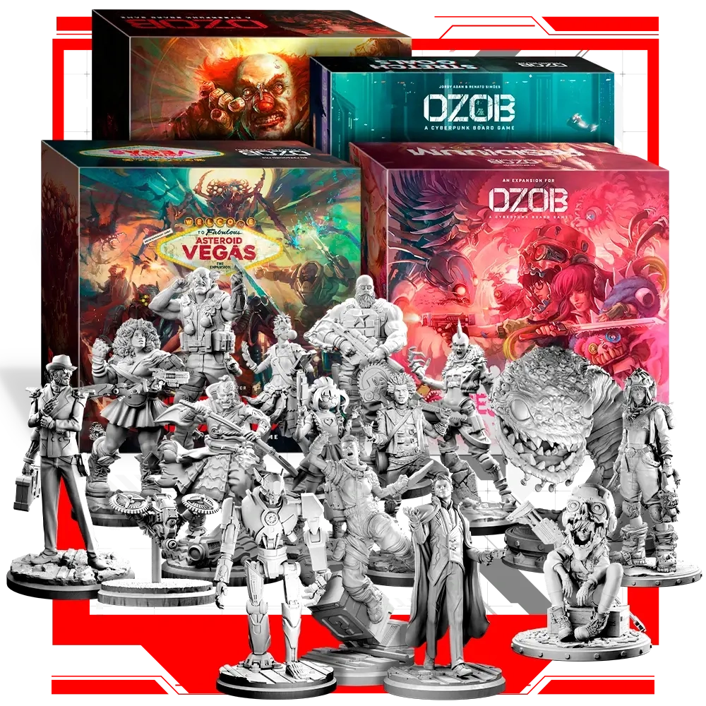 Ozob: A Cyberpunk Board Game - настольная игра