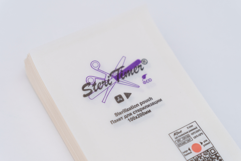 Пакет комбинированный плоский ECO SteriTimer 100х200мм (100шт)