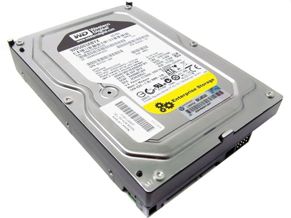 Жесткий диск HP 500GB 6G SATA 7.2K rpm LFF MB0500GCEHF