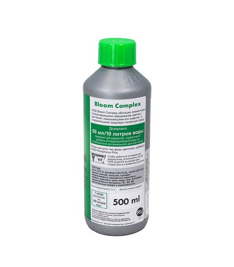 Удобрения органоминеральное для стадии цветения Hesi Bloom Complex 0.5 л
