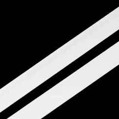 Резинка широкая, белая приглушенная/полосы 25 мм, Германия