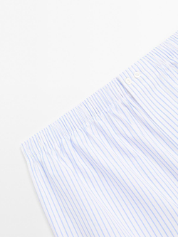 Massimo Dutti Трусы-боксеры из 100% хлопка в полоску, белый