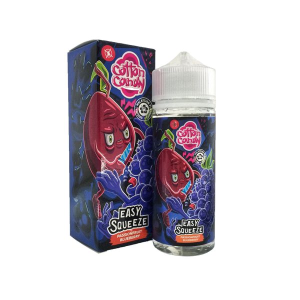 Купить Жидкость Cotton Candy Easy Squeeze - Passionfruit-Blueberry 120 мл