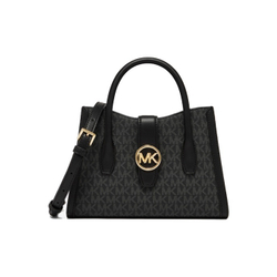 Michael Kors Gabby Small Logo Satchel Black