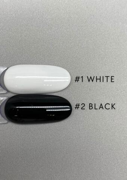 Nail ARCHITECT Цветной гель-лак. Черный, плотно-пигментированный #02 Black, 15 мл