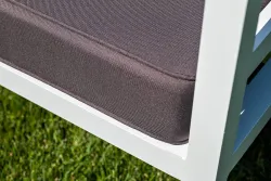 "Глория" модуль диванный правый, каркас из алюминия