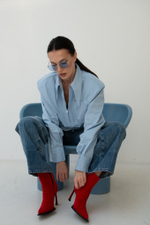 Ботильоны ANRY RED SUEDE