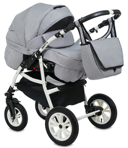 Детская коляска Alis Berta+F 3 в 1 Be 05 св.серый