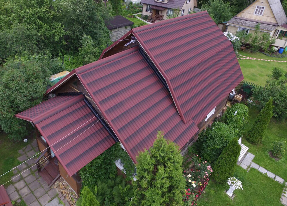 Ондулин Черепица Коричневый 0,95х1,95 м 1,85 м2