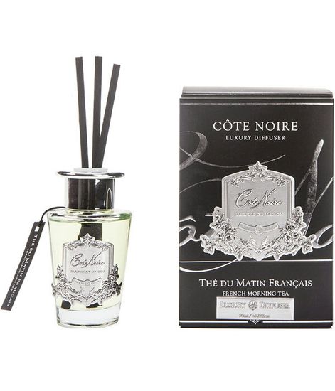 Утренний чай, ароматический диффузор в серебряном декоре, Cote Noire