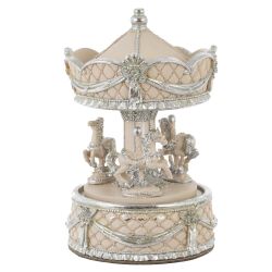 GAEM Фигурка декоративная "Карусель" (муз, движ), L10,5 W10,5 H17 см