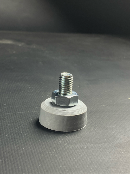 Ножка для стиральных машин Самсунг, универсальная короткая М10х1,5мм круглая серая