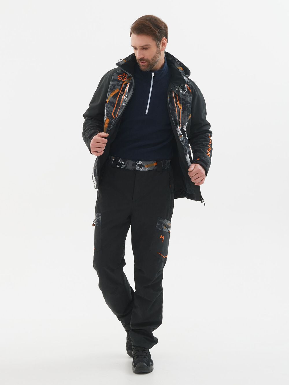 Костюм демисезонный Матрица ткань Исландия цвет КМФ 192/Черный