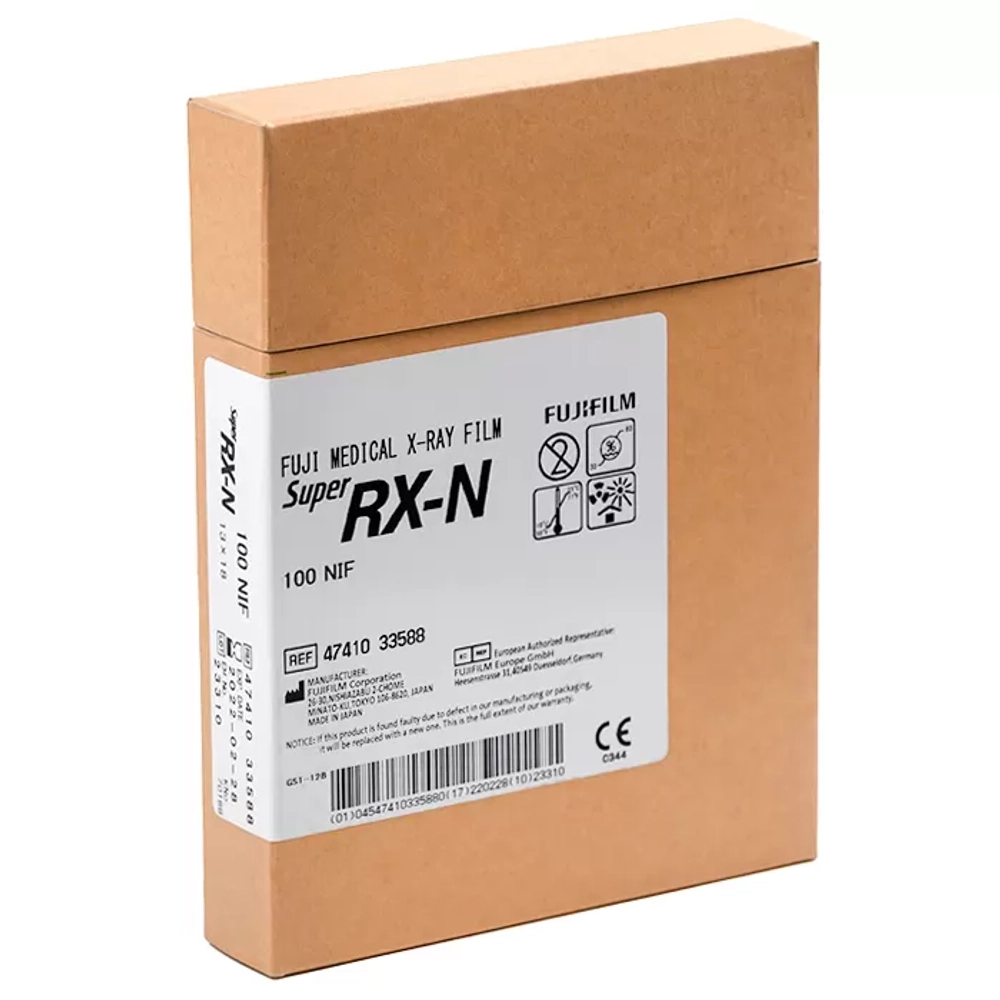 Рентгенпленка FujiFilm Super RX-N (син) 15х40 см 100 листов
