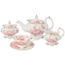 ЧАЙНЫЙ СЕРВИЗ LEFARD "АСТРА" НА 6 ПЕР. 15 ПР. 800/350/200/250 МЛ (КОР=2НАБ.)