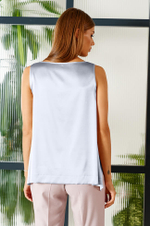 22621 Блузка женская (серо-голубой)