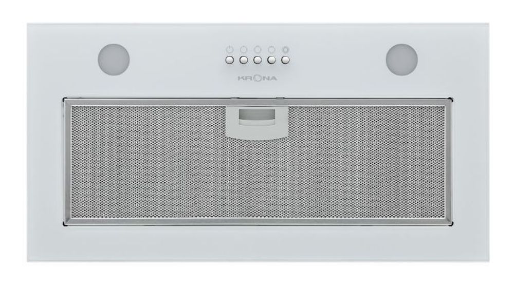 Вытяжка Krona LUISA 600 GLASS WHITE PB