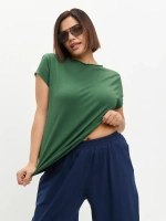 Футболка оверсайз с рукавами крылышками