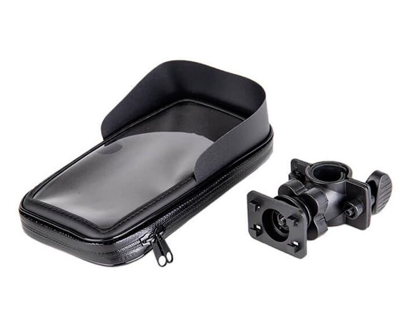 Кейс с козырьком для смартфона с креплением на руль