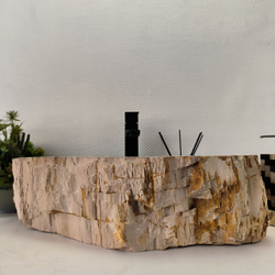 Раковина из окаменелого дерева Fossil Basin  53*39*15 см OD-02366