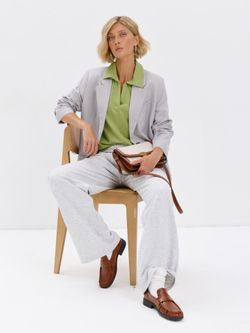 Футболка из хлопка с воротником поло