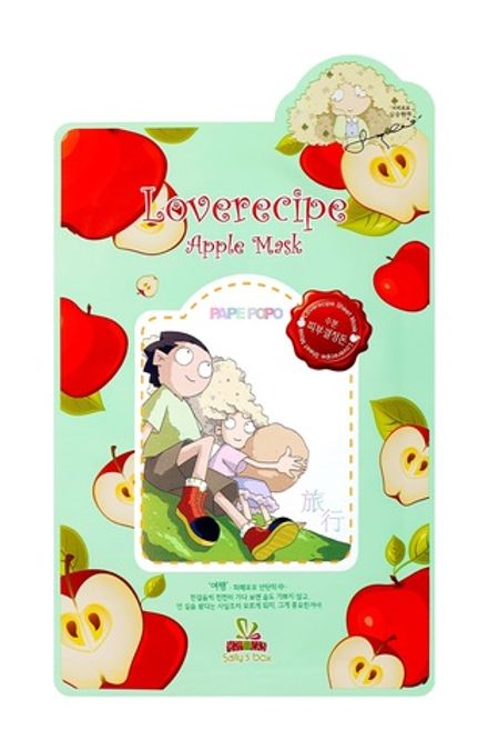 Тканевая маска с Яблоком (упругость и эластичность) Sally's box Loverecipe Apple Mask 20 мл