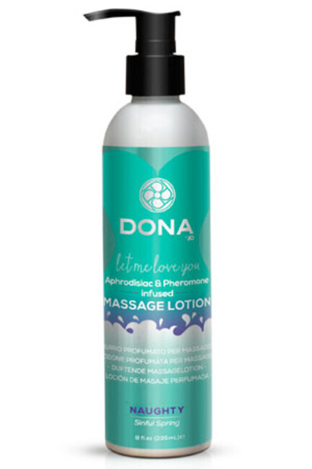 Увлажняющий лосьон для массажа Dona Massage Lotion Naughty Aroma Sinful Spring 235 мл (Цвет: прозрачный)