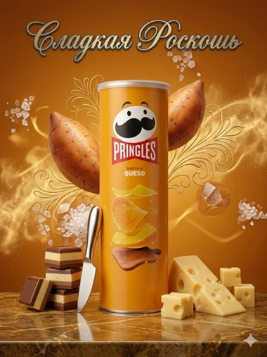 Чипс Pringles  СЫРНЫЙ .  США