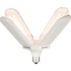 Фитолампа для растений светодиодная ЭРА GREEN LINE ФИТО-40W-PFR-E27-GR 4-х лепестковая полного спектра 40 Вт Е27