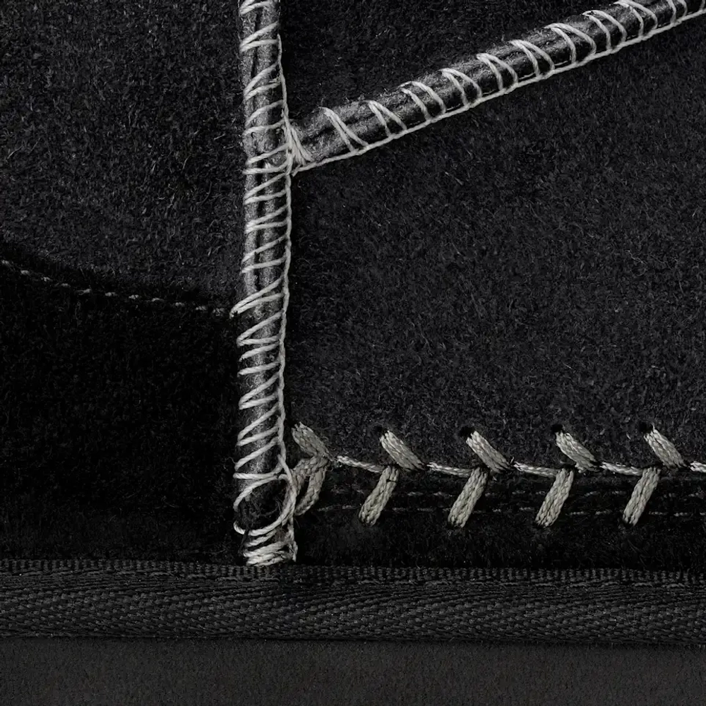 UGG Угги Classic Ultra Mini Biarritz, черный