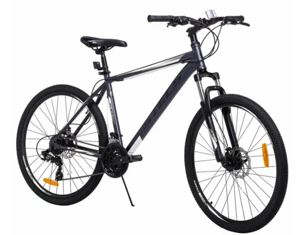 Велосипед 27.5" Stels Navigator-700 MD р.19" серый/черный