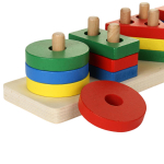 Развивающая игрушка деревянная Сортер гвозди 5 шт, C-41846