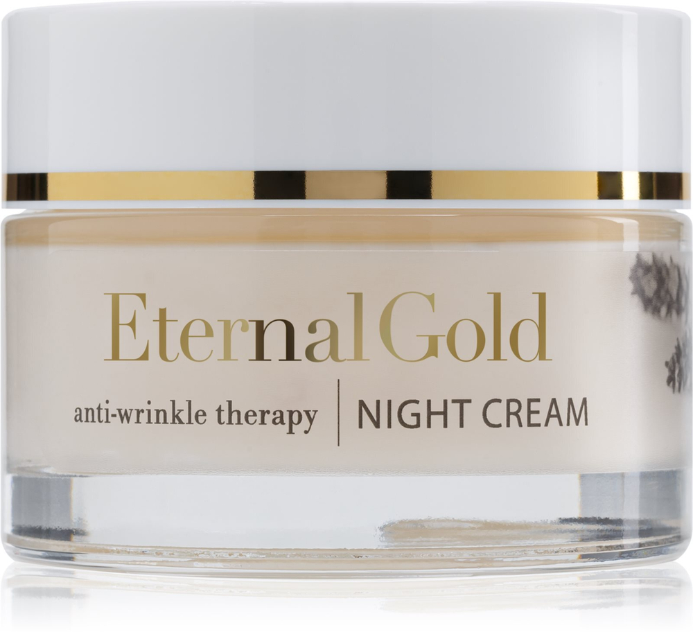 Organique Eternal Gold Anti-Wrinkle Therapy - ночной крем против морщин для сухой и чувствительной кожи /   50  ml  / GTIN 5902944650691