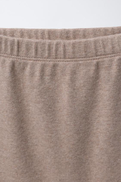 ZARA КОМПЛЕКТ БОДИ И ПОЛЗУНКОВ МЕЛАНЖ, КОРИЧНЕВЫЙ МЕЛАНЖ