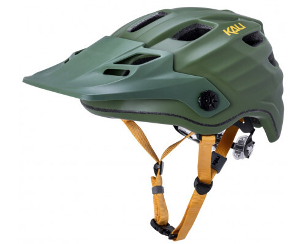 Шлем 02-20420116 ENDURO/MTB MAYA2.0 12отв. Mat Khk/Ylw S/M 55-61см. зеленый/хаки, LDL, CF+, KALI