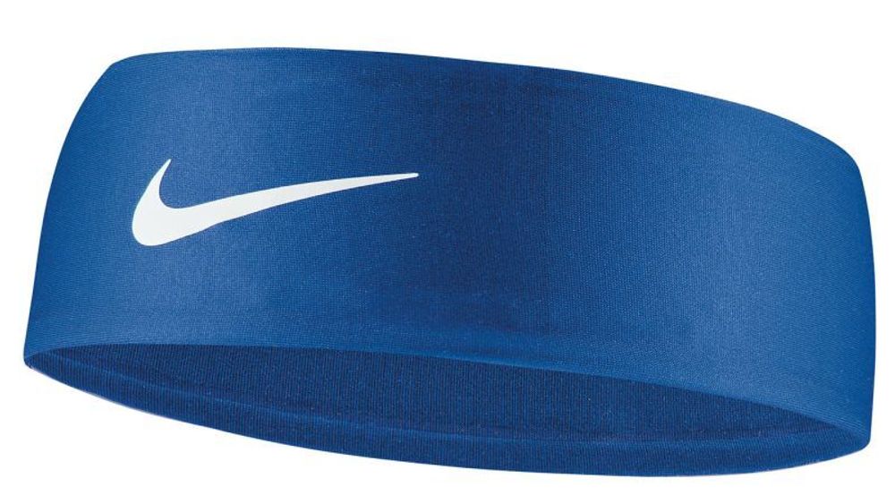 Резинка на голову Nike Dri-Fit Fury Headband - game royal/white