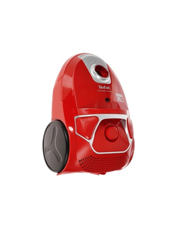 Пылесос TEFAL TW3953EA Пылесос, мешок, 750 Вт, красный