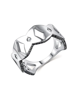 Кольцо серебряное "Луи Виттон"