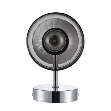 8114/2W MODERNI LN25 142 хром/дымчатый, металл/стекло Бра G9 30W + E14 40W 220V TAUNA